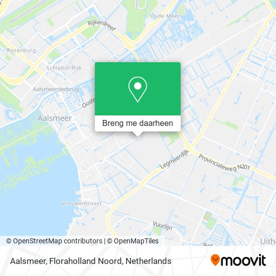 Aalsmeer, Floraholland Noord kaart