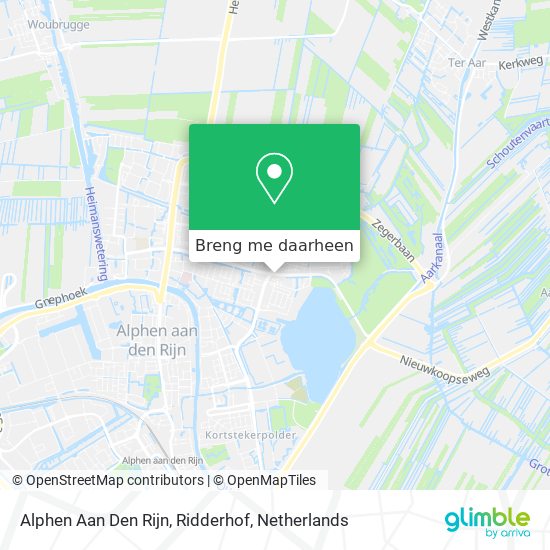 Alphen Aan Den Rijn, Ridderhof kaart