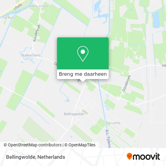 Bellingwolde kaart