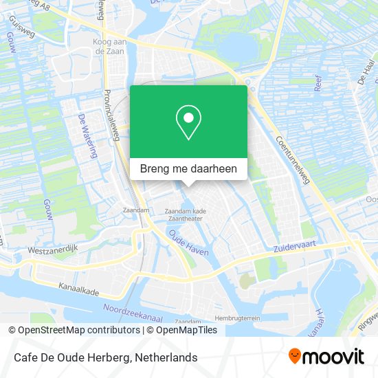 Cafe De Oude Herberg kaart