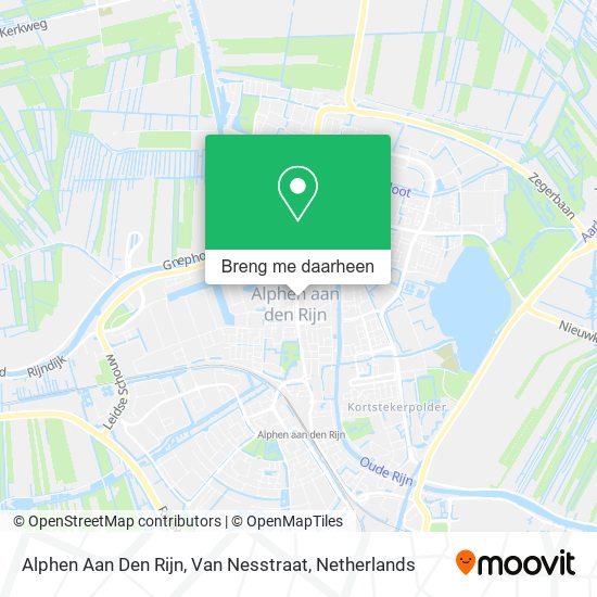 Alphen Aan Den Rijn, Van Nesstraat kaart