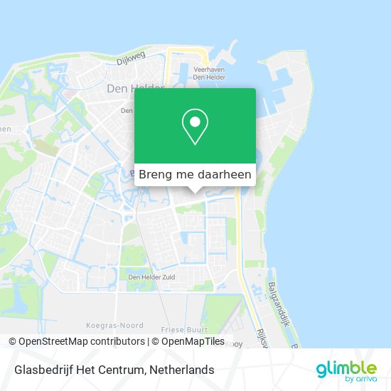 Glasbedrijf Het Centrum kaart