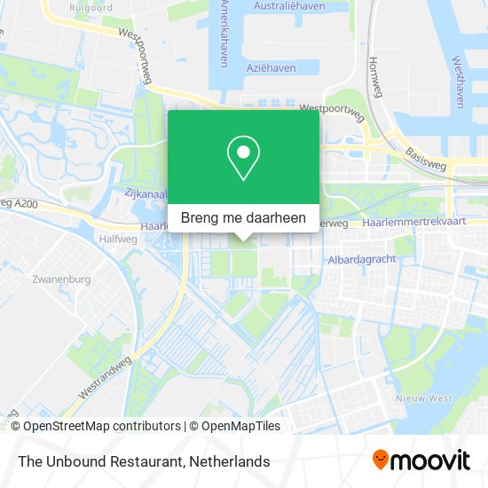 The Unbound Restaurant kaart