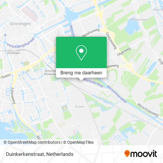 Duinkerkenstraat kaart