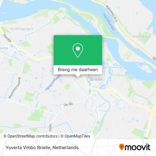 Yuverta Vmbo Brielle kaart