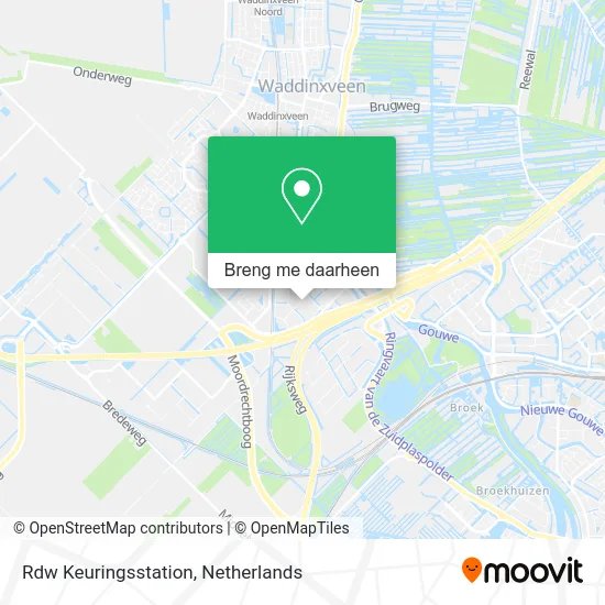 Rdw Keuringsstation kaart