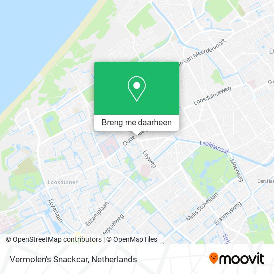 Vermolen's Snackcar kaart