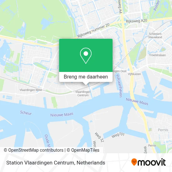Station Vlaardingen Centrum kaart