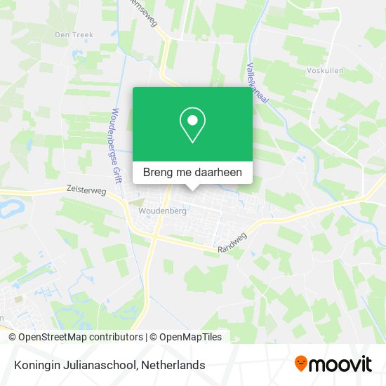 Koningin Julianaschool kaart