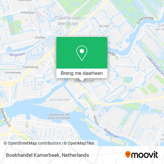 Boekhandel Kamerbeek kaart