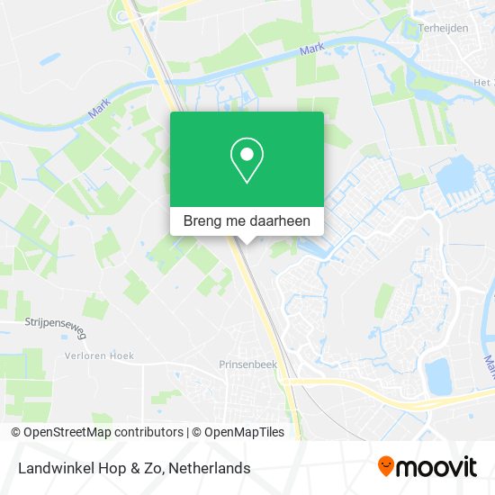 Landwinkel Hop & Zo kaart