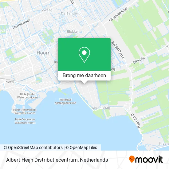 Albert Heijn Distributiecentrum kaart