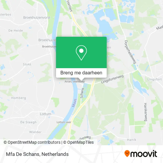Mfa De Schans kaart