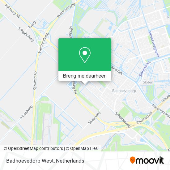 Badhoevedorp West kaart