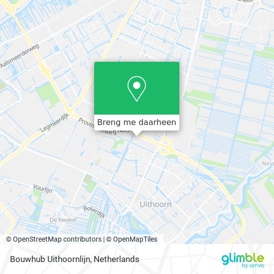 Bouwhub Uithoornlijn kaart