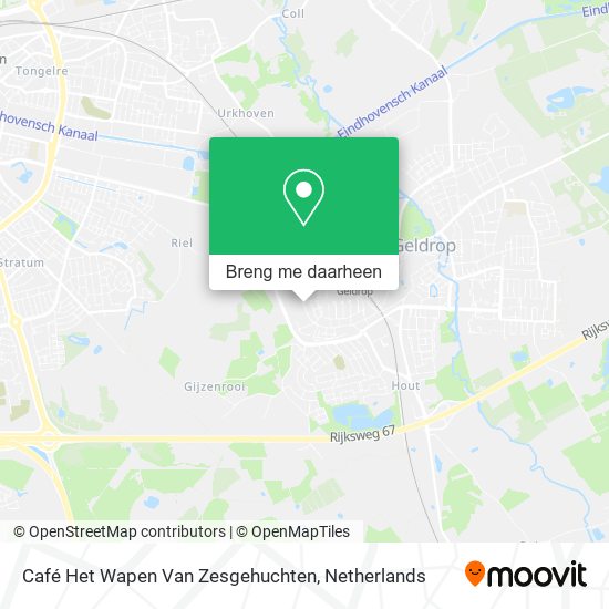 Café Het Wapen Van Zesgehuchten kaart