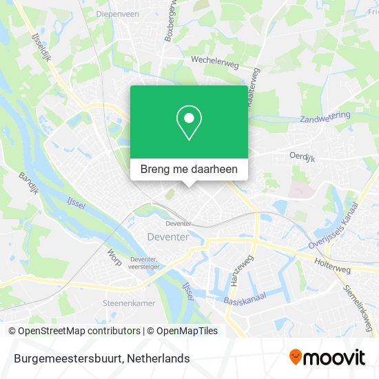 Burgemeestersbuurt kaart