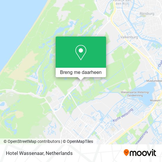 Hotel Wassenaar kaart