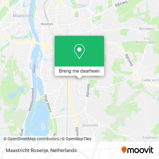 Maastricht Roserije kaart