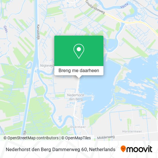 Nederhorst den Berg Dammerweg 60 kaart