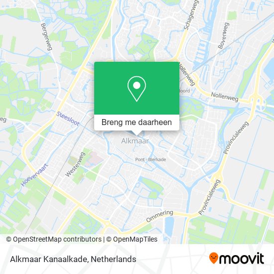 Alkmaar Kanaalkade kaart