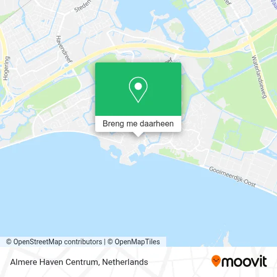 Almere Haven Centrum kaart