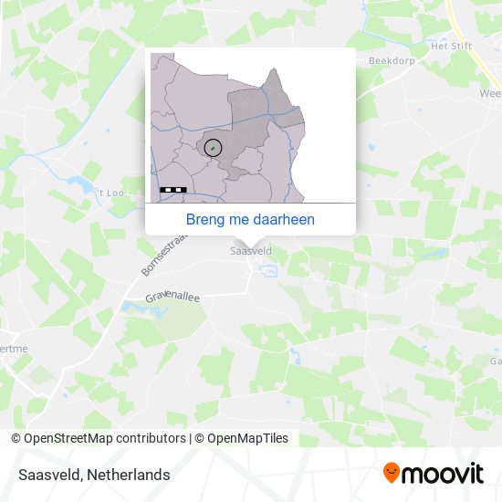 Saasveld kaart