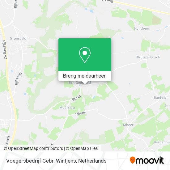 Voegersbedrijf Gebr. Wintjens kaart