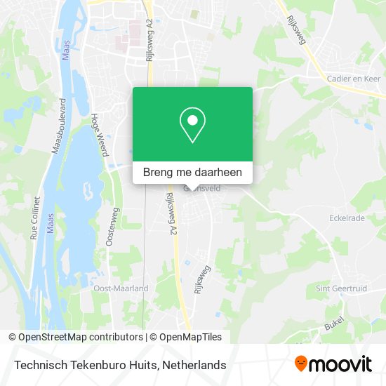 Technisch Tekenburo Huits kaart