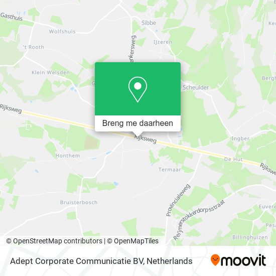 Adept Corporate Communicatie BV kaart
