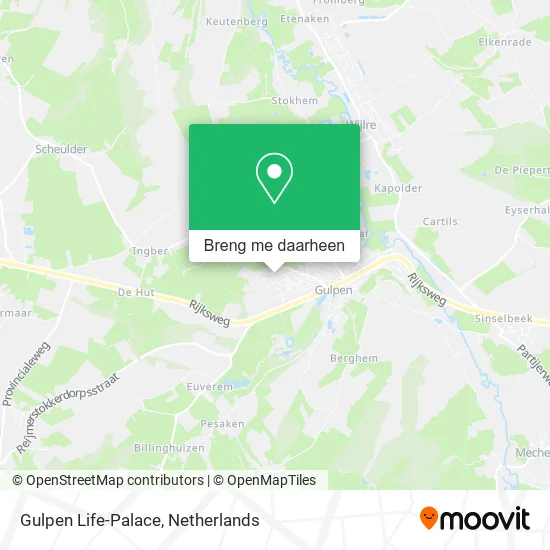 Gulpen Life-Palace kaart