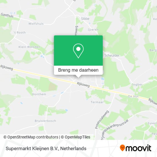Supermarkt Kleijnen B.V. kaart