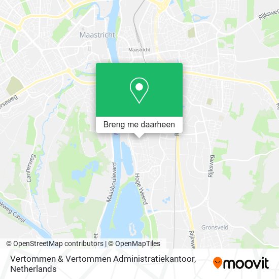 Vertommen & Vertommen Administratiekantoor kaart