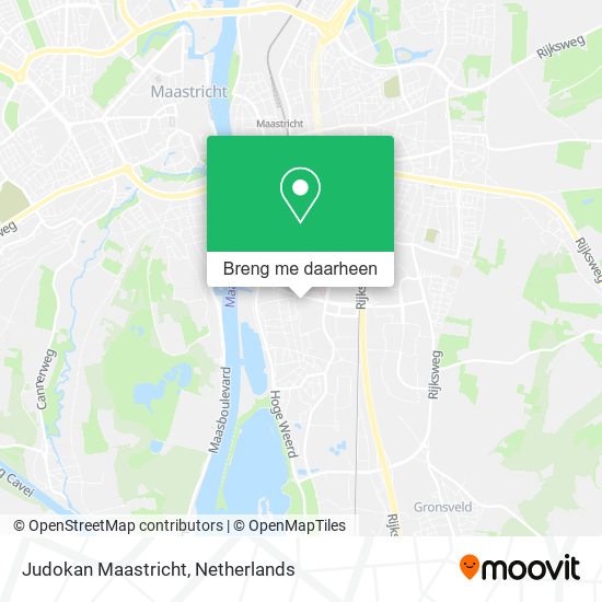 Judokan Maastricht kaart