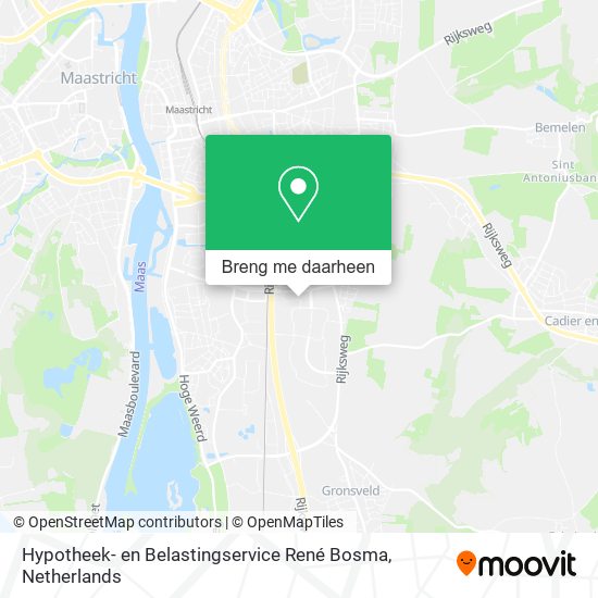 Hypotheek- en Belastingservice René Bosma kaart