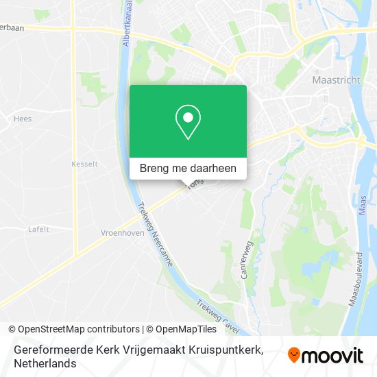 Gereformeerde Kerk Vrijgemaakt Kruispuntkerk kaart