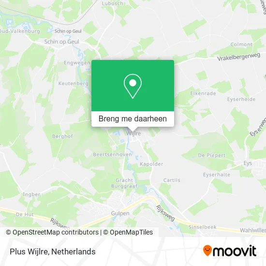 Plus Wijlre kaart
