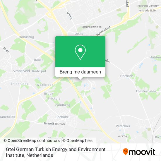 Gtei German Turkish Energy and Environment Institute kaart