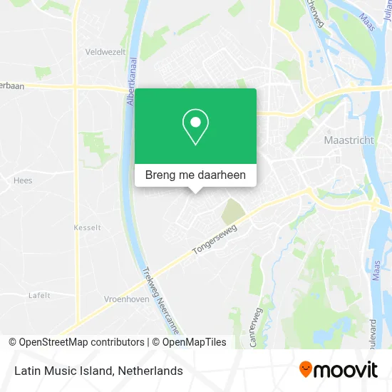 Latin Music Island kaart