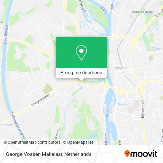 George Vossen Makelaar kaart