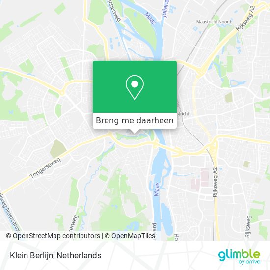 Klein Berlijn kaart