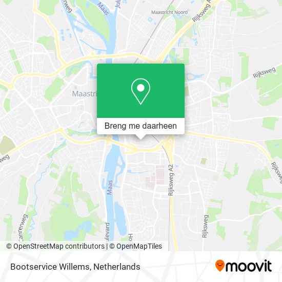 Bootservice Willems kaart