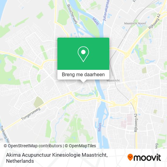 Akima Acupunctuur Kinesiologie Maastricht kaart