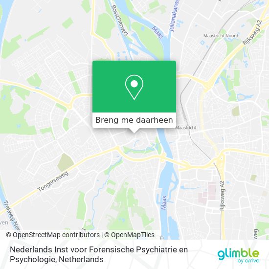 Nederlands Inst voor Forensische Psychiatrie en Psychologie kaart