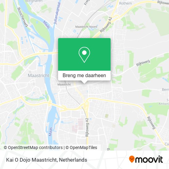 Kai O Dojo Maastricht kaart