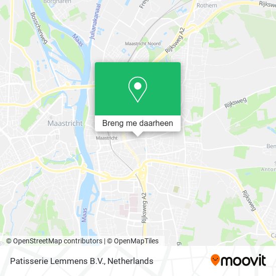 Patisserie Lemmens B.V. kaart