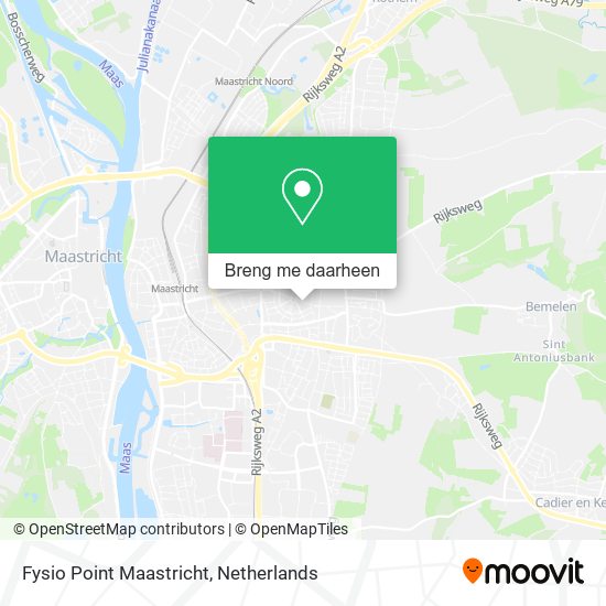 Fysio Point Maastricht kaart