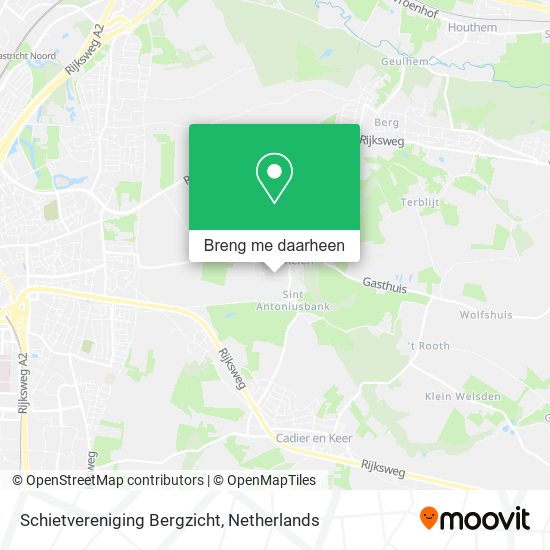 Schietvereniging Bergzicht kaart