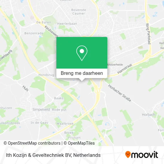 Ith Kozijn & Geveltechniek BV kaart