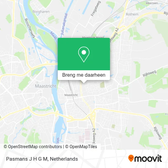 Pasmans J H G M kaart